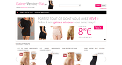 Desktop Screenshot of gaine-ventre-plat.com